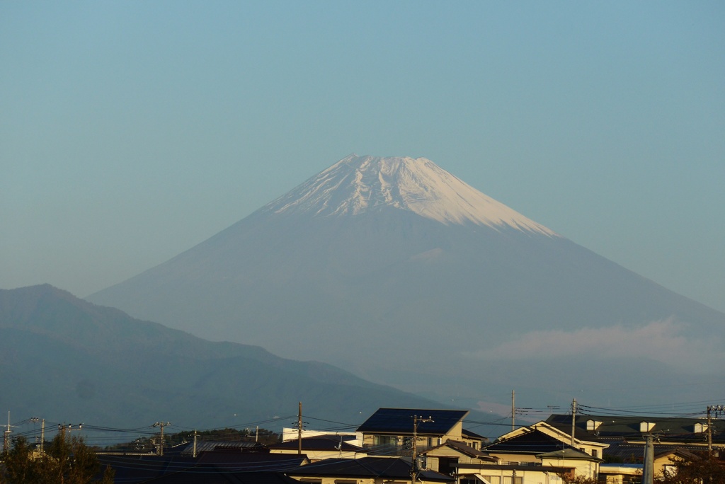 P1180854　11月2日 今朝の富士山