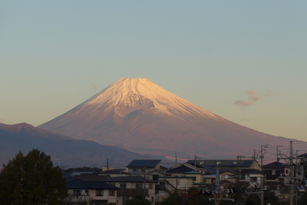 P1370141　11月30日 今朝の富士山