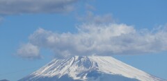 P1290138 (2)　1月21日 雲と富士山