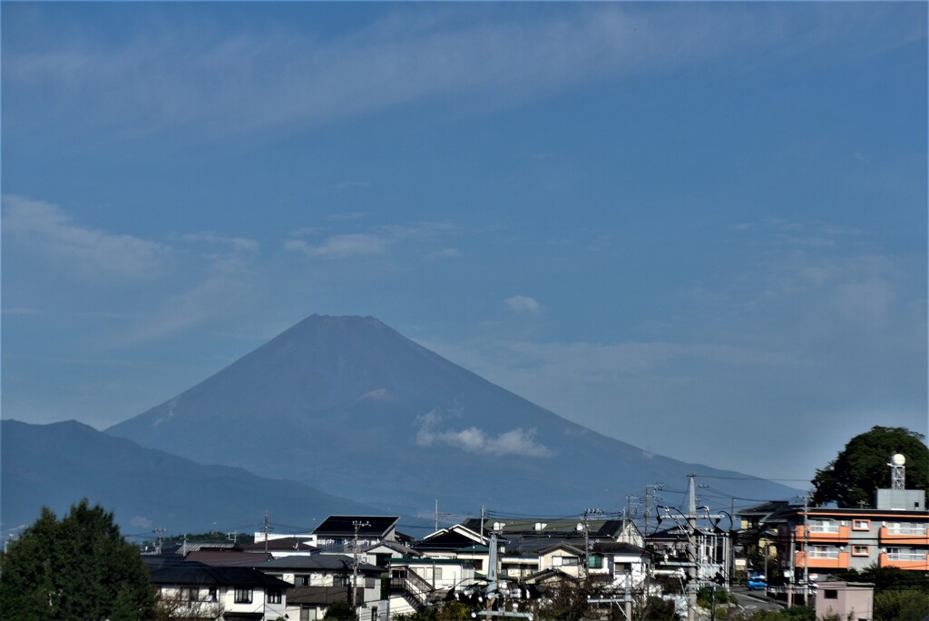 P1310583 (2)　10月21日 今朝の富士山