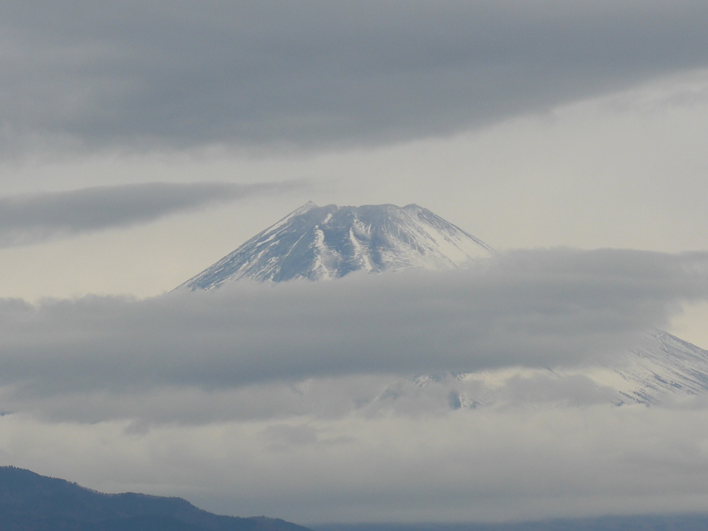 11月20日　朝の富士山