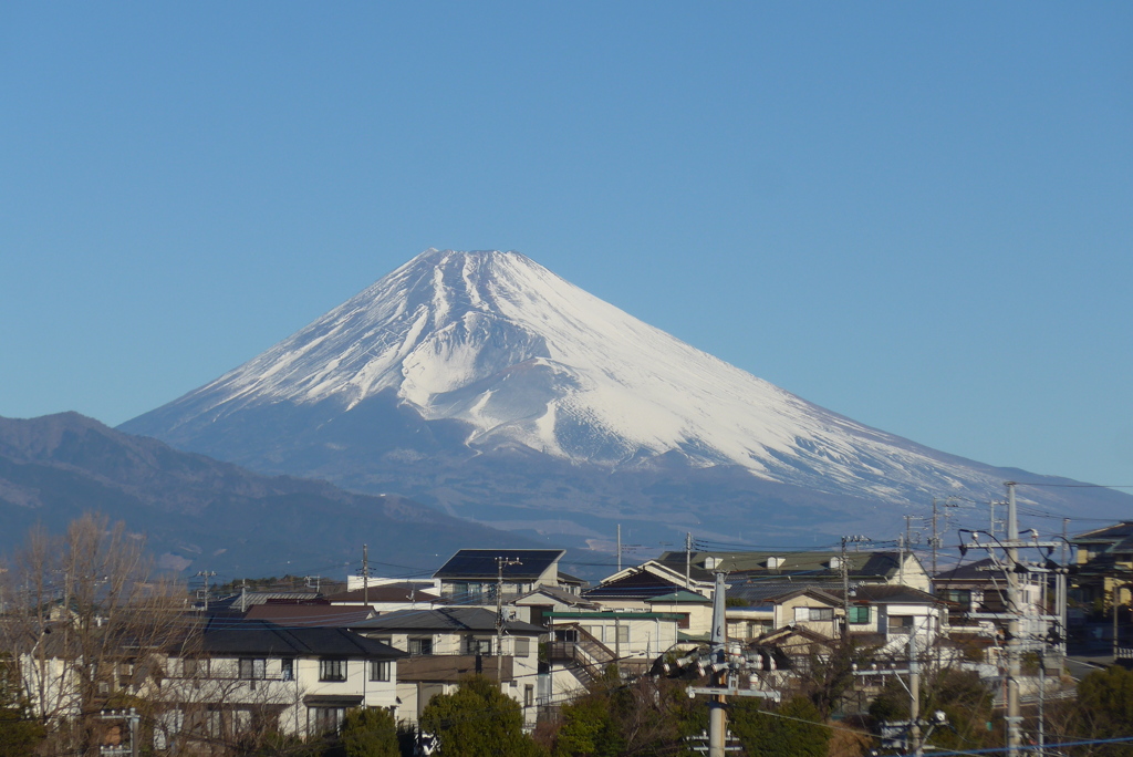 P1370463　2月19日 今朝の富士山