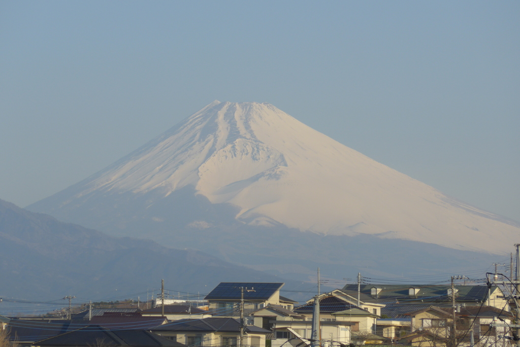 P1140210　3月20日 今朝の富士山