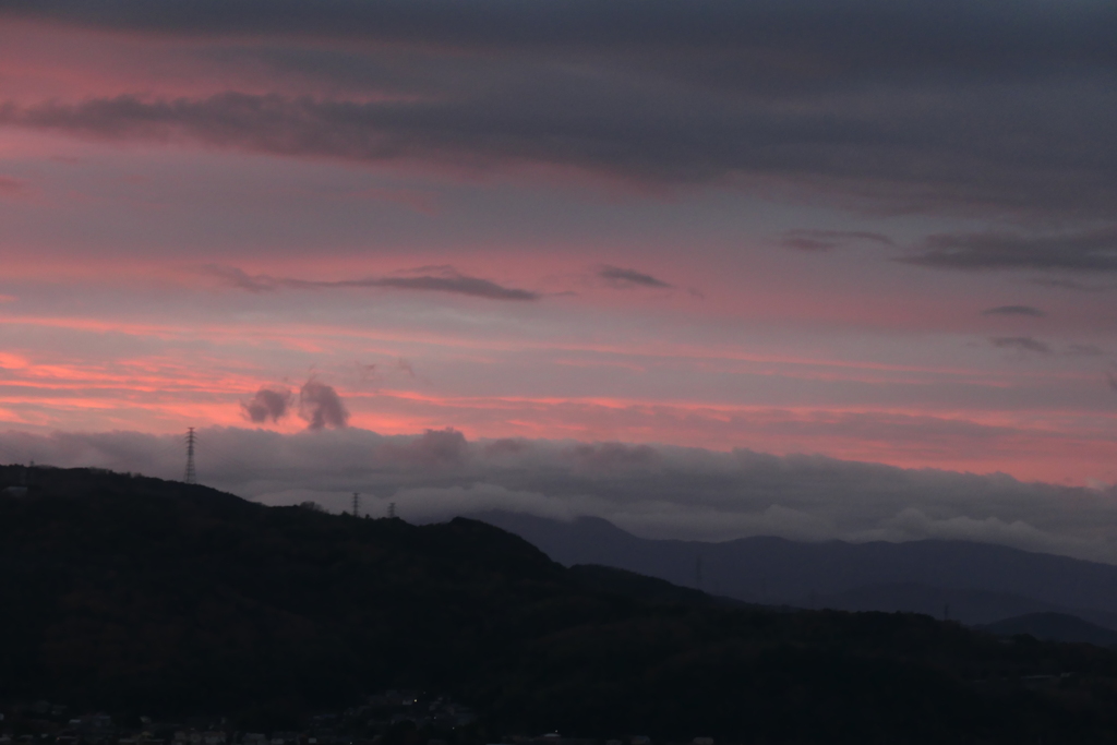 P1081018　朝焼け