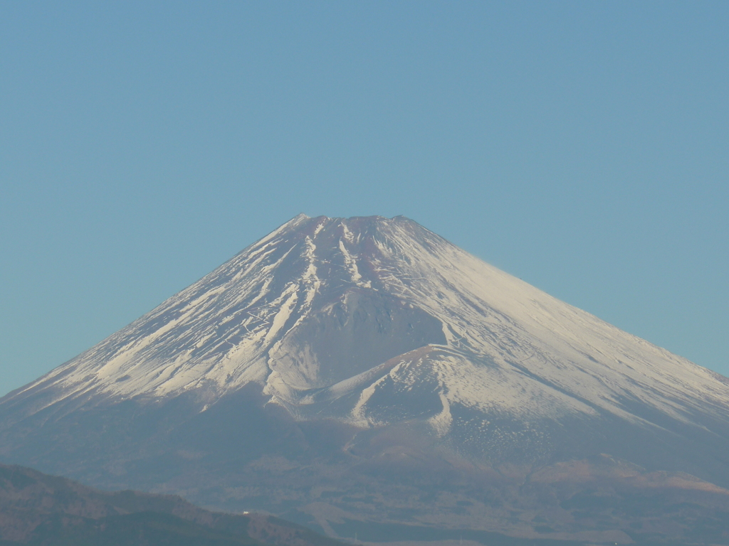 12月14日　朝の富士山
