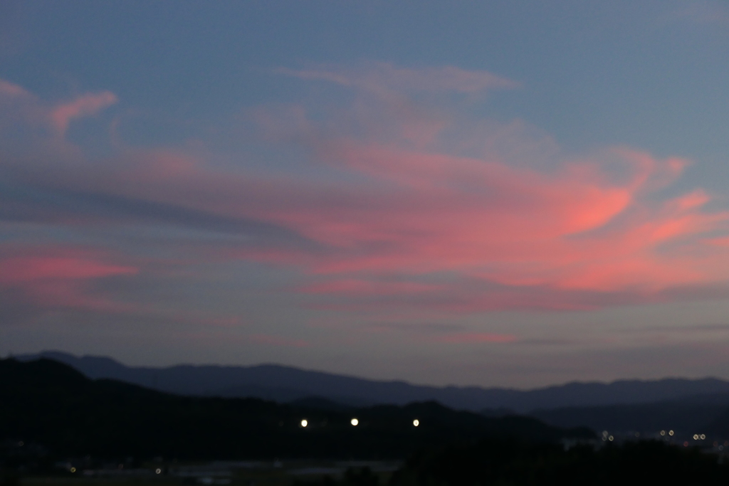 P1080766　ある日の夕空