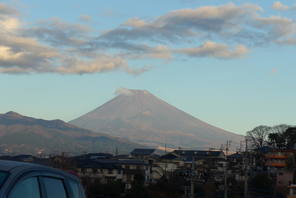 P1250767　12月26日 今朝の富士山