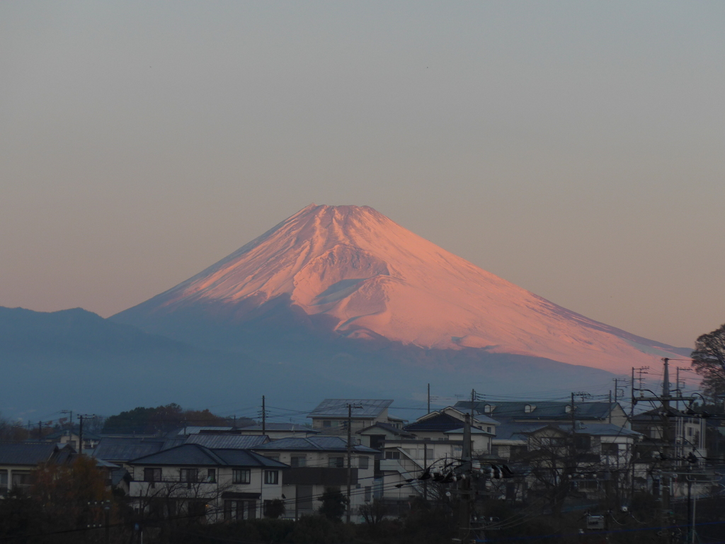 12月09日　朝の富士山