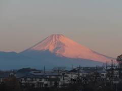 12月09日　朝の富士山