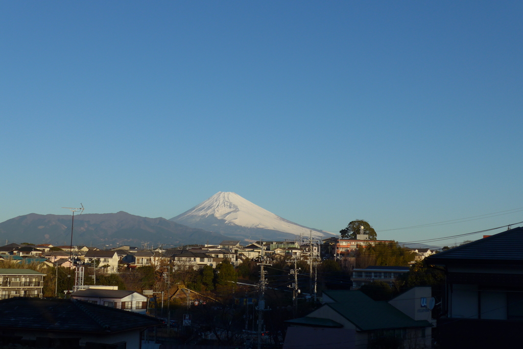 P1390440　今朝の富士山