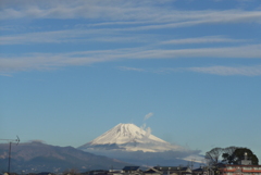 P1290062　1月13日 今朝の富士山