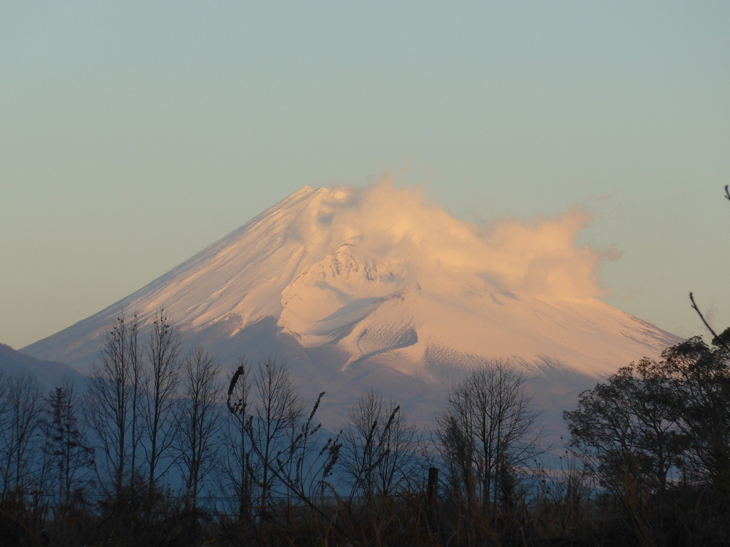 P1130170　12月24日 今朝の富士山
