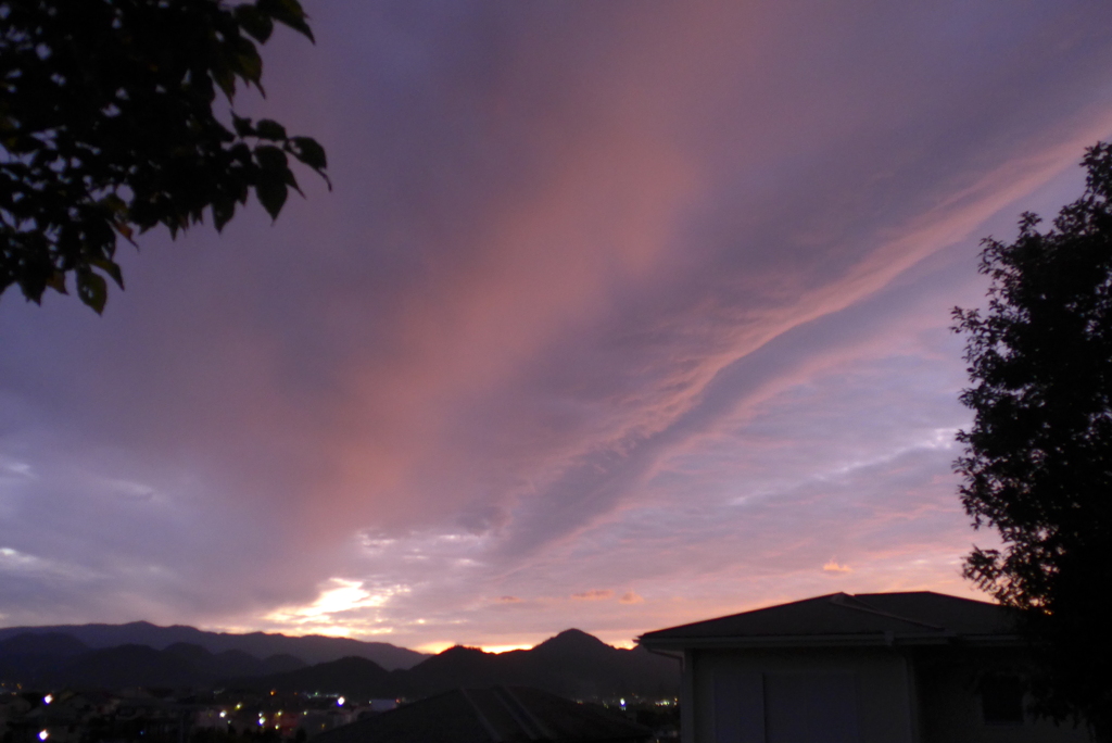 P1180675　ある日の夕空