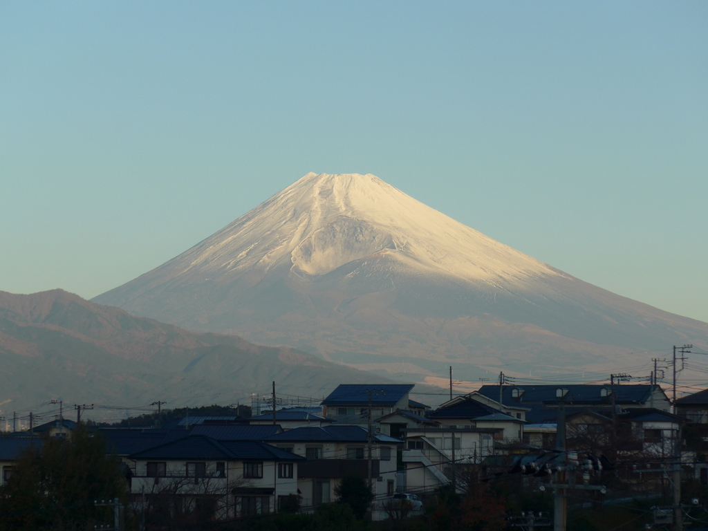 P1120775　11月23日 今朝の富士山