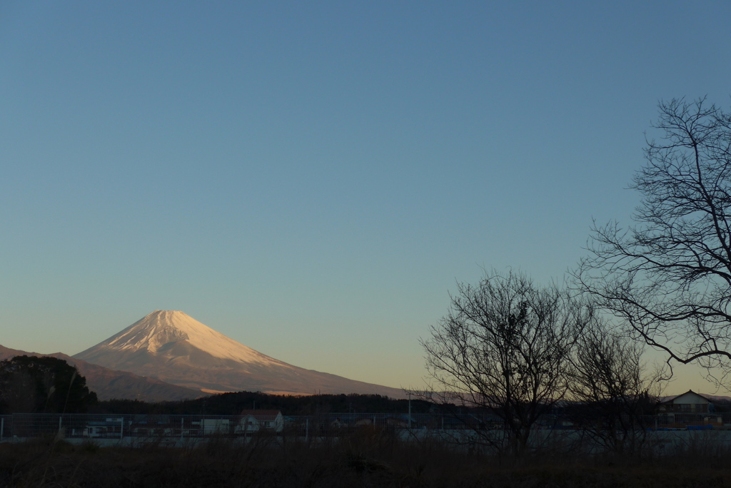 1月27日 今朝の富士山