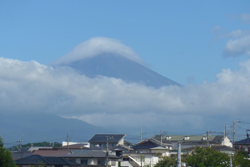 P1280194　8月10日 今朝の富士山