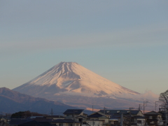 P1070313　２月18日 今朝の富士山