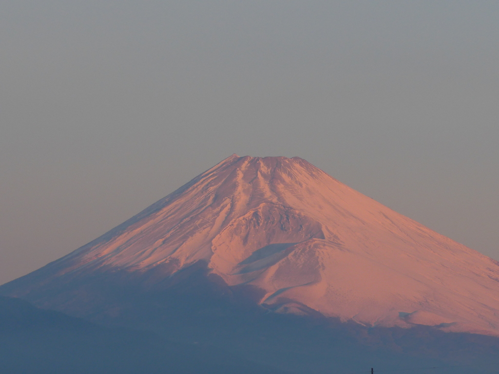 12月09日　朝の富士山