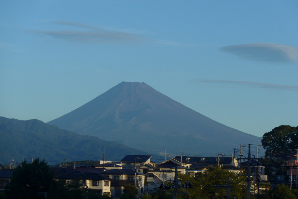 P1240575　9月11日 今朝の富士山