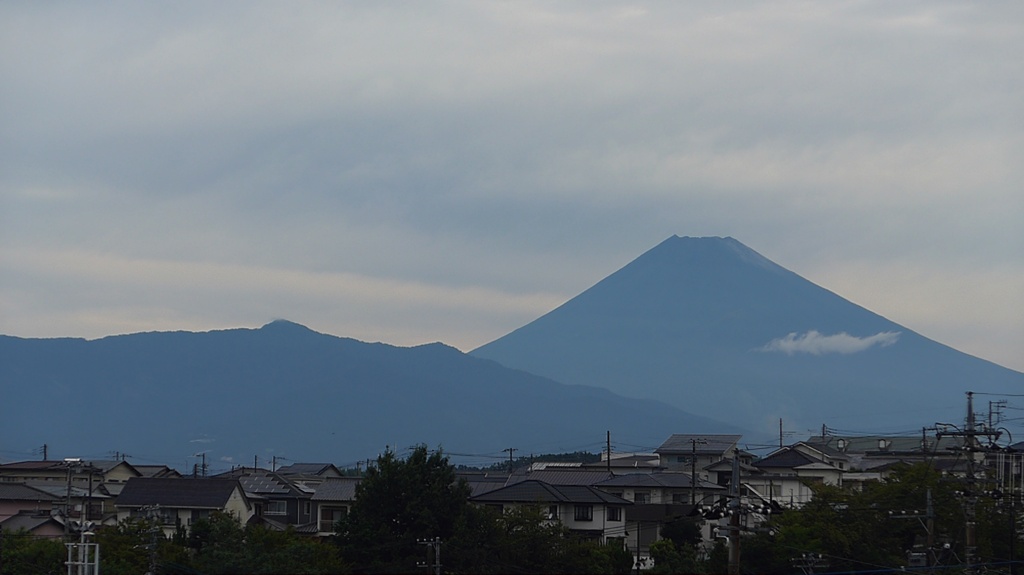 P1240687　9月21日 今朝の富士山