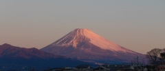 1月27日 今朝の富士山