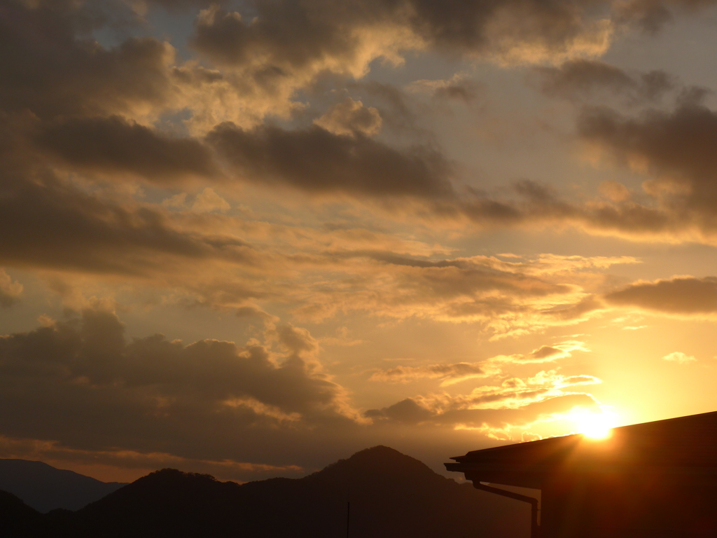 P1120514　ある日の夕空
