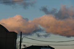 P1000385　朝焼け雲
