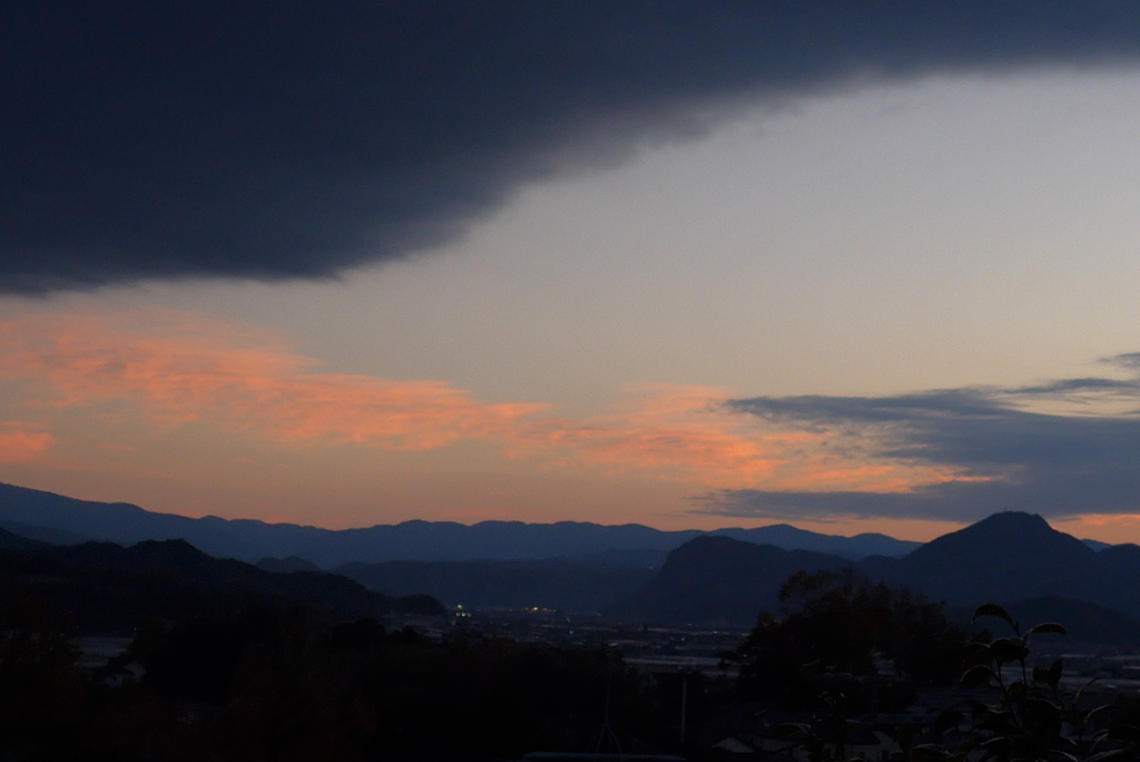 ある日の夕焼け雲