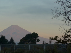 今朝の富士山
