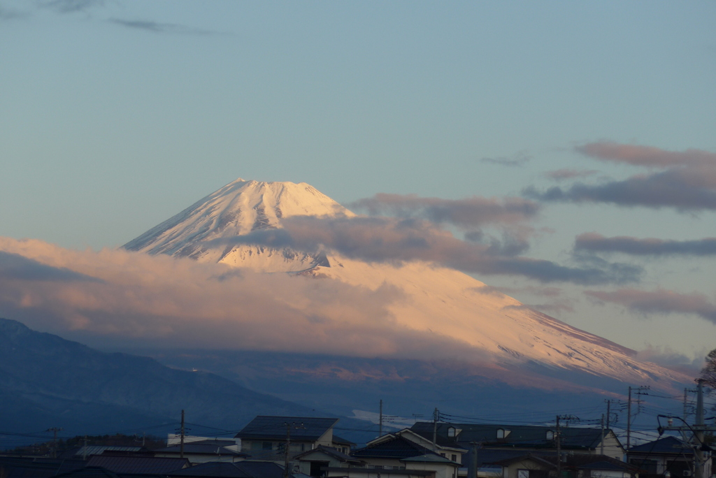 P1200570　2月28日 今朝の富士山