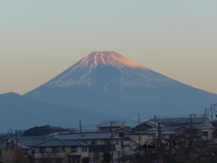 12月21日　今朝の富士山