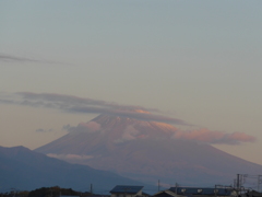 １１月１３日　朝の富士山