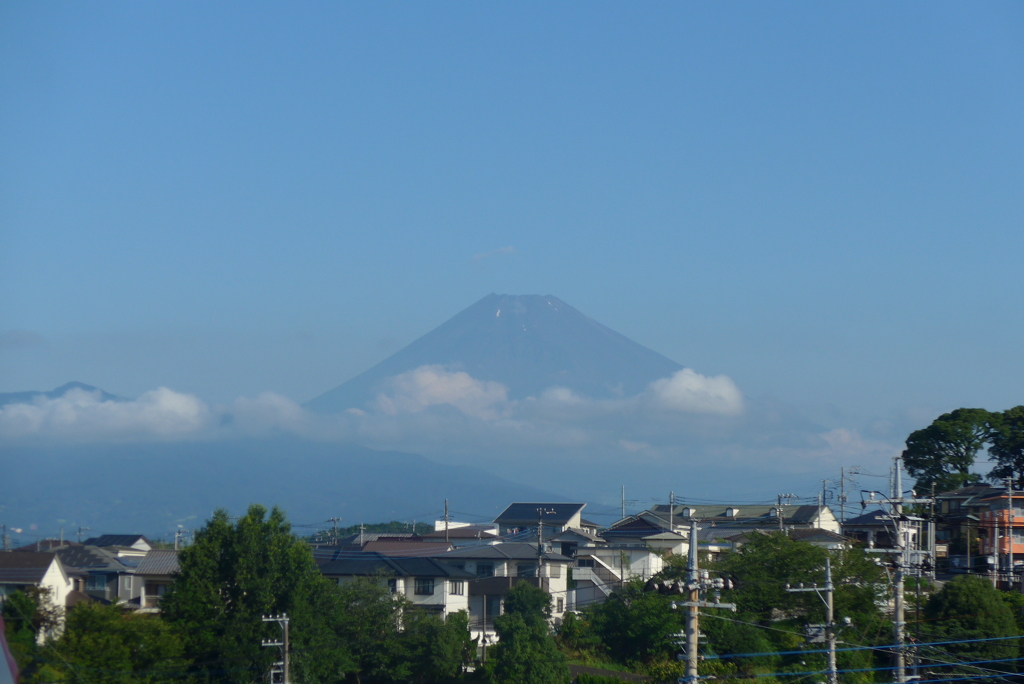 P1280051　7月23日 今朝の富士山