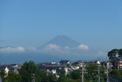 P1280051　7月23日 今朝の富士山