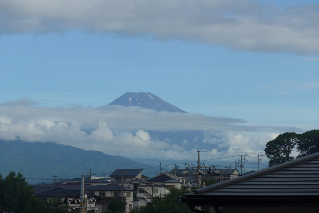P1280037　7月16日 今朝の富士山