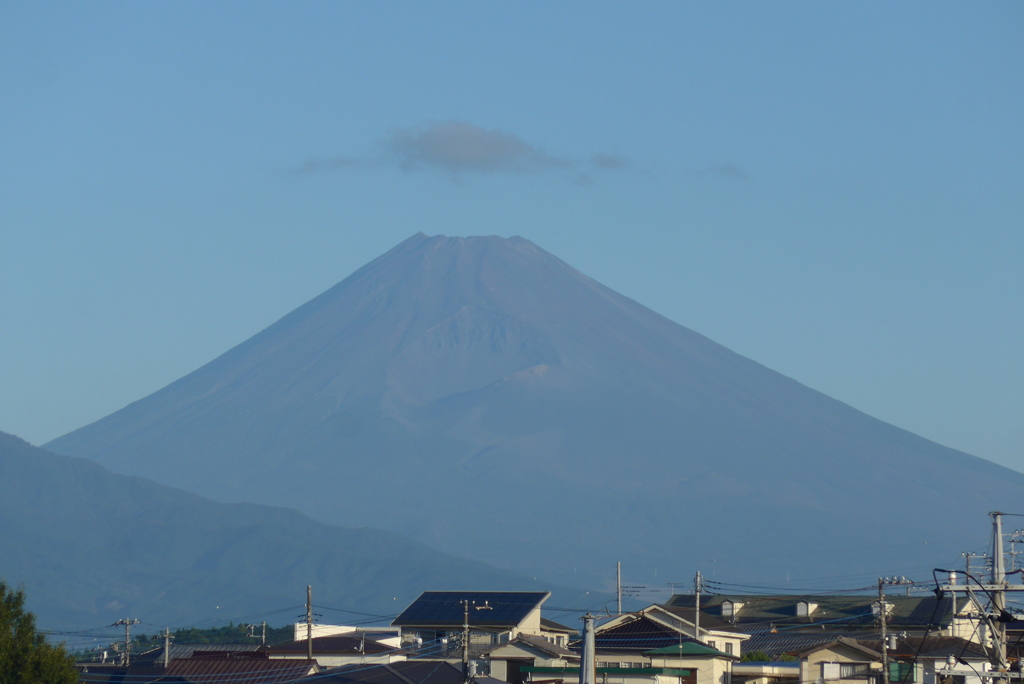 P1310263　9月16日 今朝の富士山