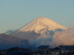 12月25日　今朝の富士山