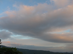 ある日の夕空