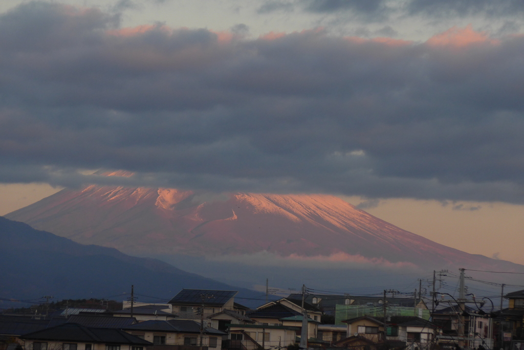 P1390346　12月19日 今朝の富士山