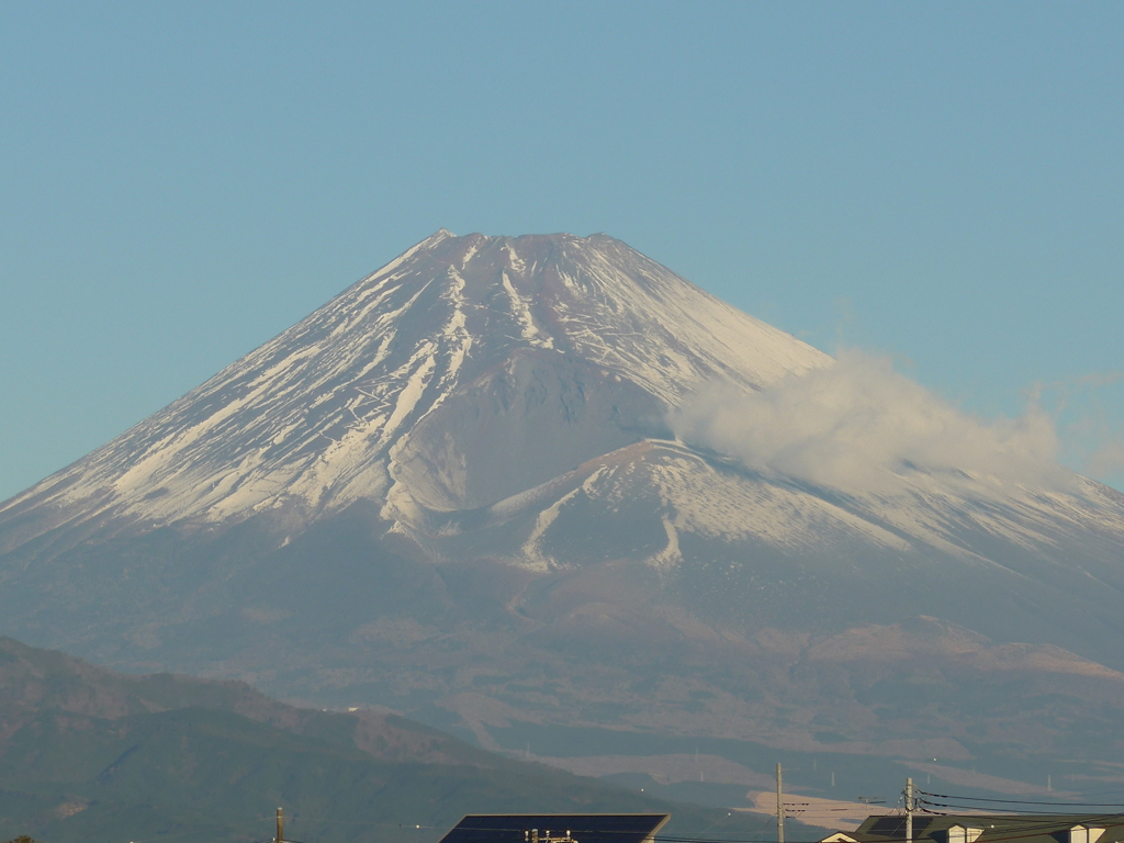 12月17日　今朝の富士山