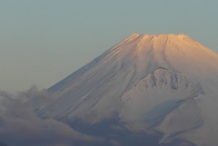 P1190683　1月10日 今朝の富士山