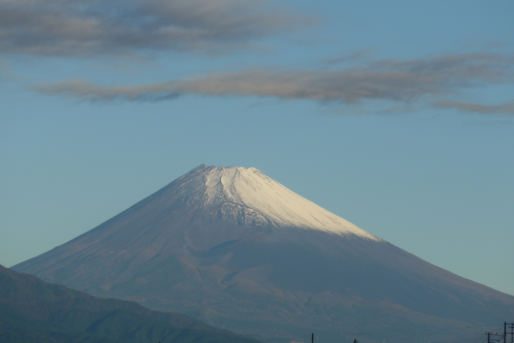 P1180634　10月23日 今朝の富士山
