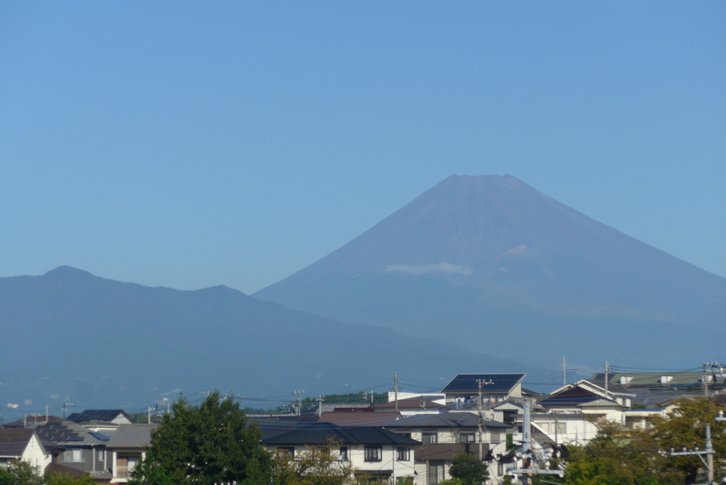 P1240922　9月30日 今朝の富士山