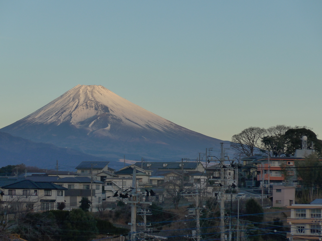 １月12日　今朝の富士山