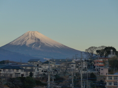 １月12日　今朝の富士山