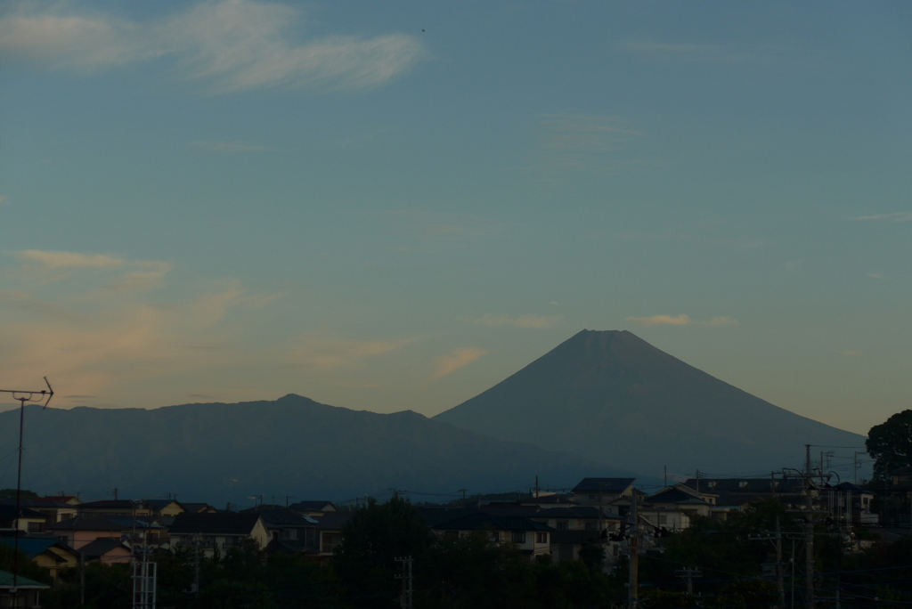 P1170878　9月6日 今朝の富士山