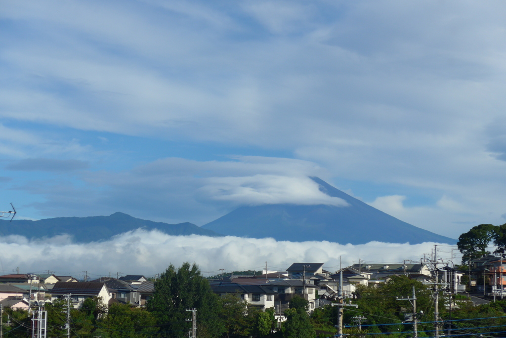 P1280218　8月19日 今朝の富士山