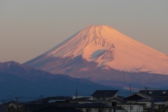 P1190790　1月20日 今朝の富士山（7時3分）