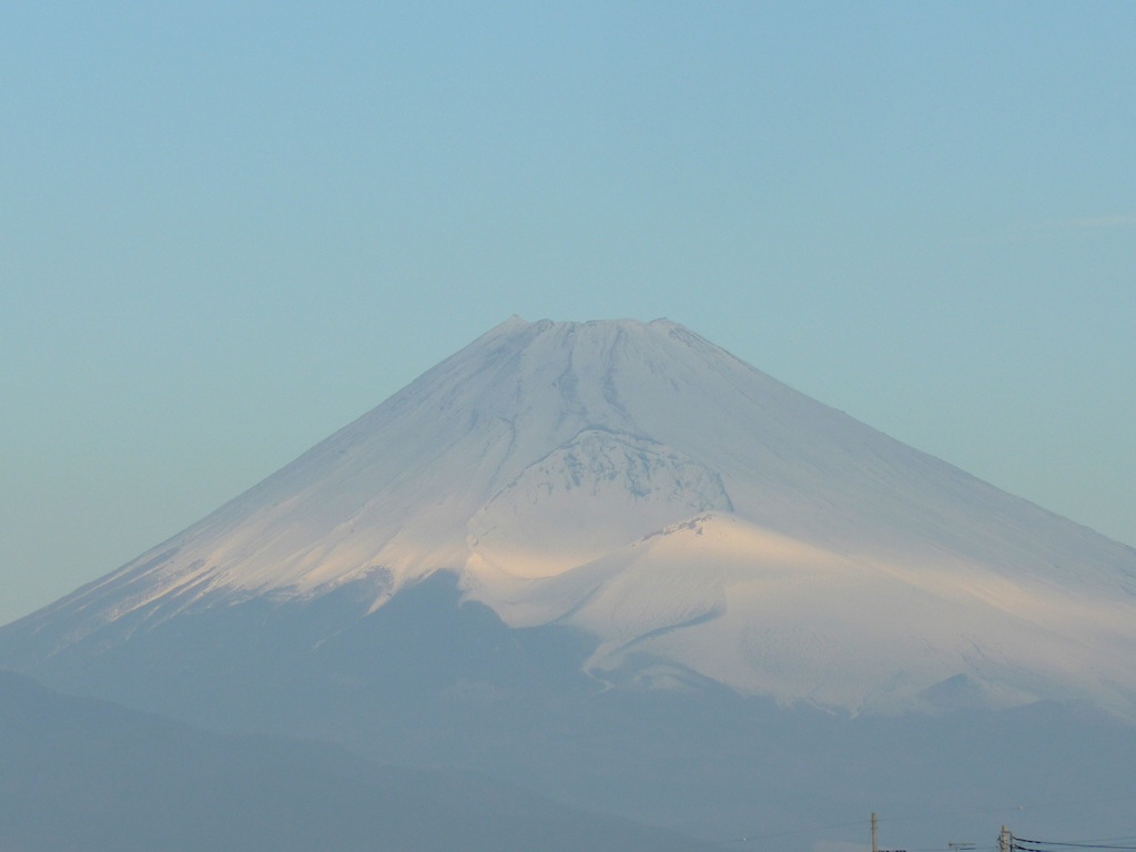P1130137　12月20日 今朝の富士山