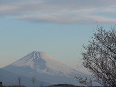 P1070401　２月28日 今朝の富士山